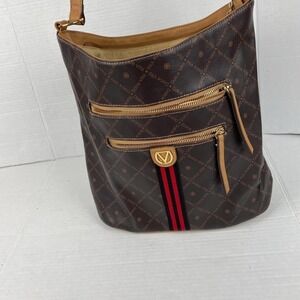Dolce Vita Logo Red Stripe Tote Bag